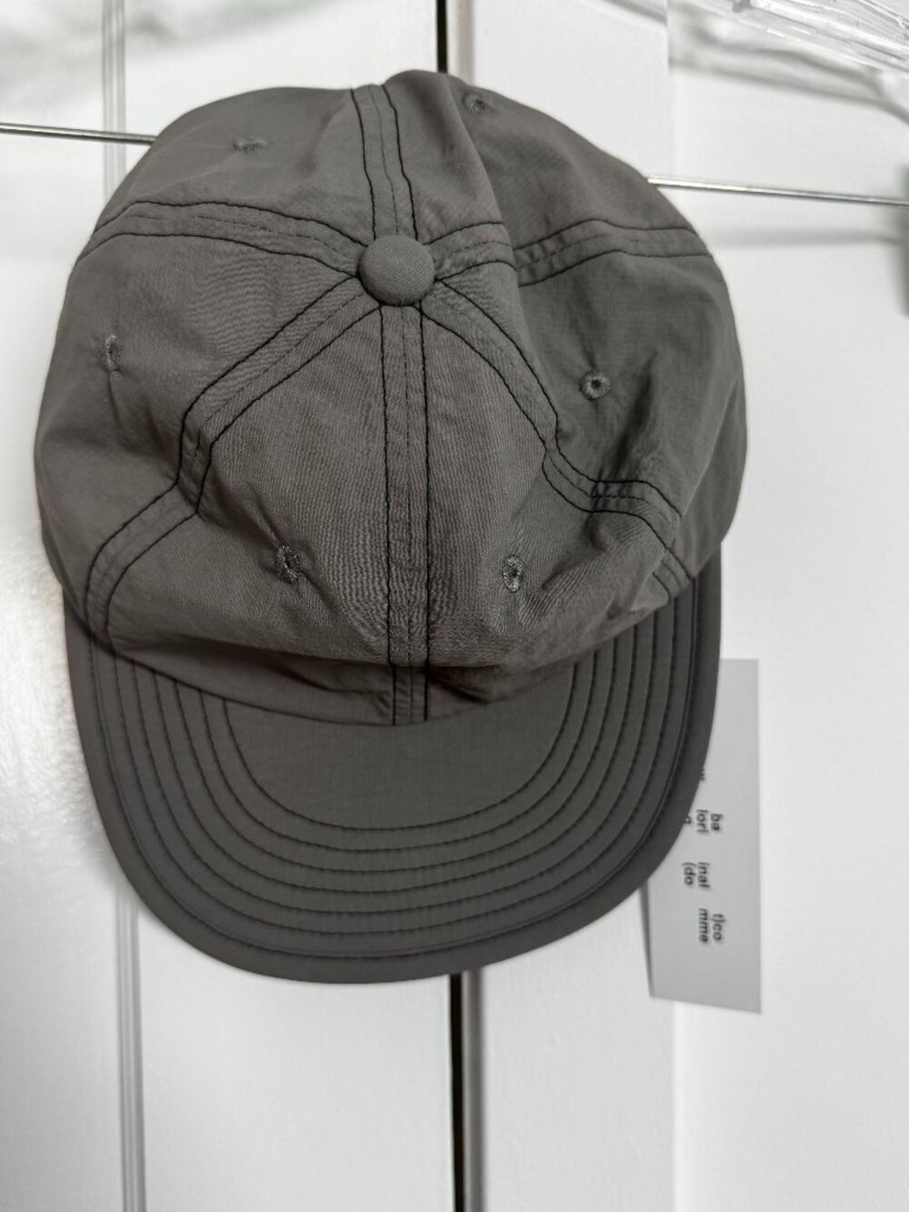 BAL Original Soft Visor 6-Panel Hat Wolf Gray BAL-A-669 NWT
